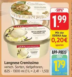 Edeka LANGNESE Cremissimo Angebot