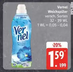 Edeka Vernel Weichspüler Angebot