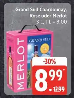 Edeka Grand Sud Chardonnay, Rose oder Merlot Angebot