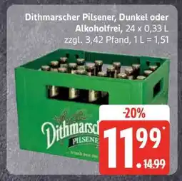 Edeka Dithmarscher Pilsener, Dunkel oder Alkoholfrei Angebot