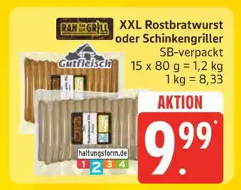 Edeka XXL Rostbratwurst oder Schinkengriller Angebot