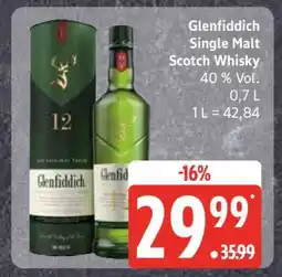 Edeka GLENFIDDICH Single Malt Scotch Whisky Angebot