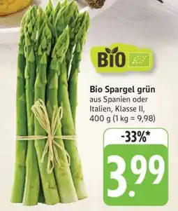 Edeka Bio Spargel grün Angebot