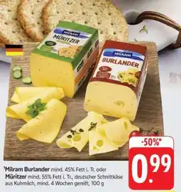 Edeka Milram Burlander oder Müritzer Angebot