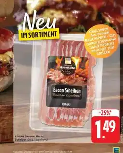 Edeka EDEKA Südwest Bacon Scheiben Angebot