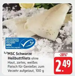 Edeka MSC Schwarze Heilbuttfilets Angebot