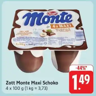 Edeka Zott Monte Maxi Schoko Angebot
