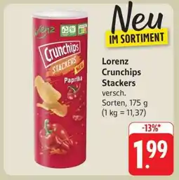 Edeka Lorenz Crunchips Stackers Angebot
