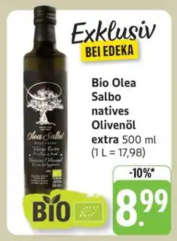 Edeka Bio Olea Salbo natives Olivenöl extra Angebot