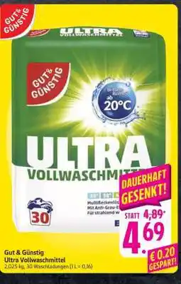 Edeka Gut & Günstig Ultra Vollwaschmittel Angebot