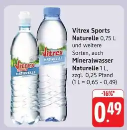 Edeka Vitrex Sports Naturelle Angebot