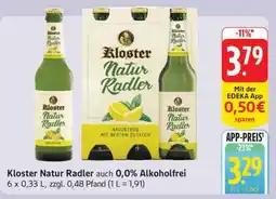 Edeka Kloster Natur Radler Angebot