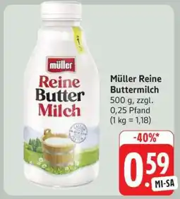 Edeka MÜLLER Reine Buttermilch Angebot