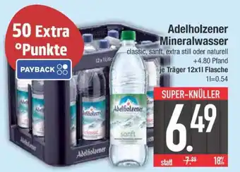 Edeka ADELHOLZENER Mineralwasser Angebot