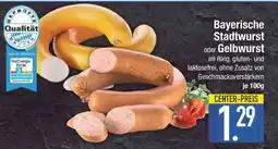 Edeka Bayerische Stadtwurst oder Gelbwurst Angebot