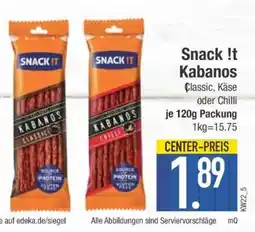 Edeka Snack !t Kabanos Angebot