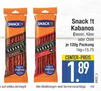 Edeka Snack !t Kabanos Angebot