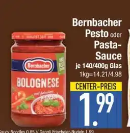 Edeka Bernbacher Pesto oder Pasta-Sauce Angebot