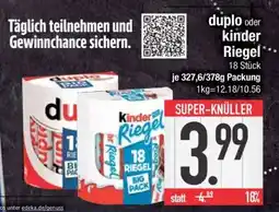 Edeka Duplo oder Kinder Riegel Angebot
