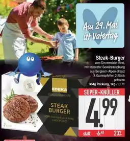 Edeka Steak-Burger Angebot