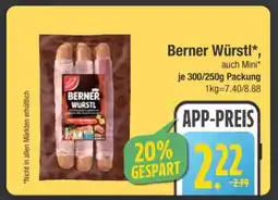 Edeka Berner Würstl Angebot