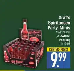 Edeka Gräf's Spirituosen Party-Minis Angebot