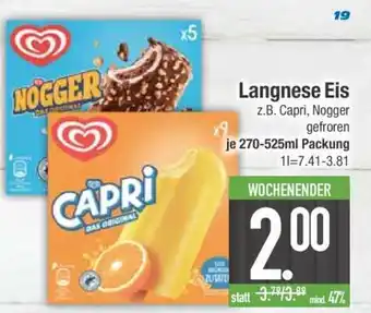 Edeka Langnese Eis Angebot