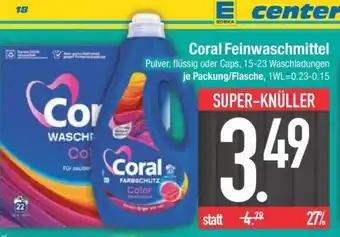 Edeka Coral Feinwaschmittel Angebot