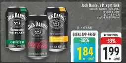 Edeka Jack Daniel’s Mixgetränk Angebot