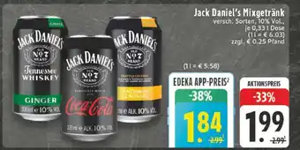 Edeka Jack Daniel’s Mixgetränk Angebot