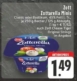 Edeka ZOTT Zottarella Minis Angebot