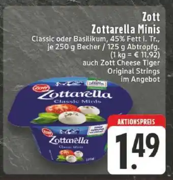 Edeka ZOTT Zottarella Minis Angebot