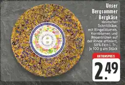 Edeka Unser Bergsommer Bergkäse Angebot