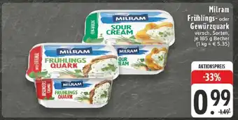 Edeka Milram Frühlings- oder Gewürzquark Angebot