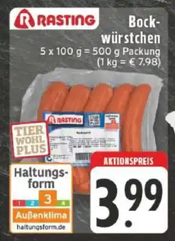 Edeka Rasting Bockwürstchen Angebot