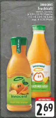 Edeka innocent Fruchtsaft Angebot