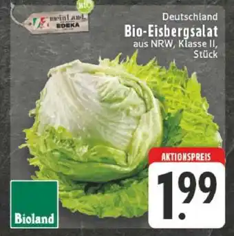 Edeka Bio-Eisbergsalat Angebot