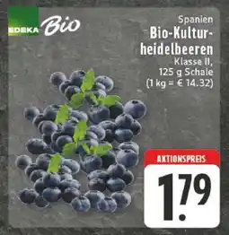 Edeka Bio Kulturheidelbeeren Angebot