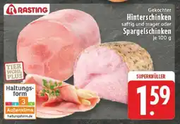 Edeka Rasting Gekochter Hinterschinken Angebot