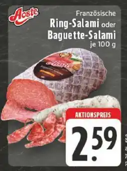 Edeka Französische Ring-Salami oder Baguette-Salami Angebot