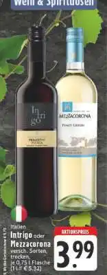 Edeka Intrigo oder Mezzacorona Angebot