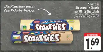 Edeka Smarties Riesenrolle Classic oder White Chocolate Angebot