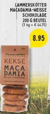 Edeka Lammerskötter Macadamia-Weisse Schokolade Angebot