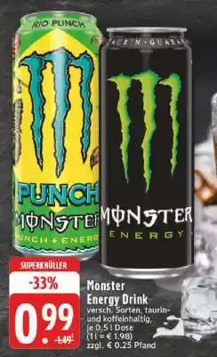 Edeka Monster energy drink Angebot