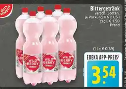 Edeka Bittergetränk Wild Berry Angebot