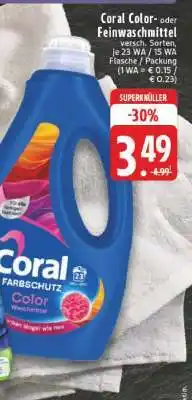 Edeka Coral Color- oder Feinwaschmittel Angebot