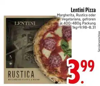 Edeka Lentini Pizza Angebot