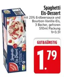 Edeka Spaghetti Eis-Dessert Angebot