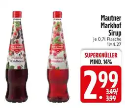 Edeka Mautner Markhof Sirup Angebot