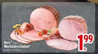 Edeka Nuss- oder Wacholderschinken Angebot